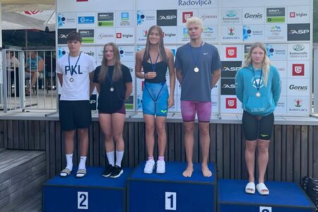 Plavalci PK Kamnik na jubilejnem mitingu v Radovljici osvojili kar 27 medalj (1)